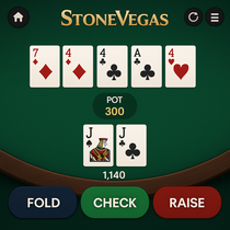 StoneVegas - Texas Hold'em Poker - Strategic Card Game